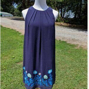 Loft sleeveless floral dress